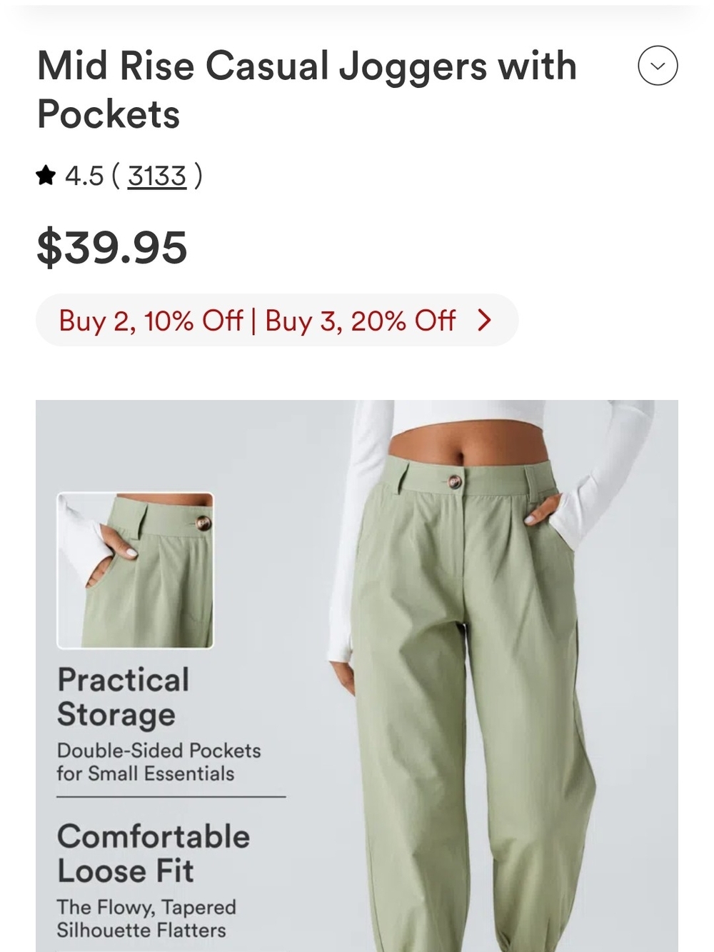 HALARA Relaxed Mid Rise Joggers in Rose Smoke - Picture 7 of 9